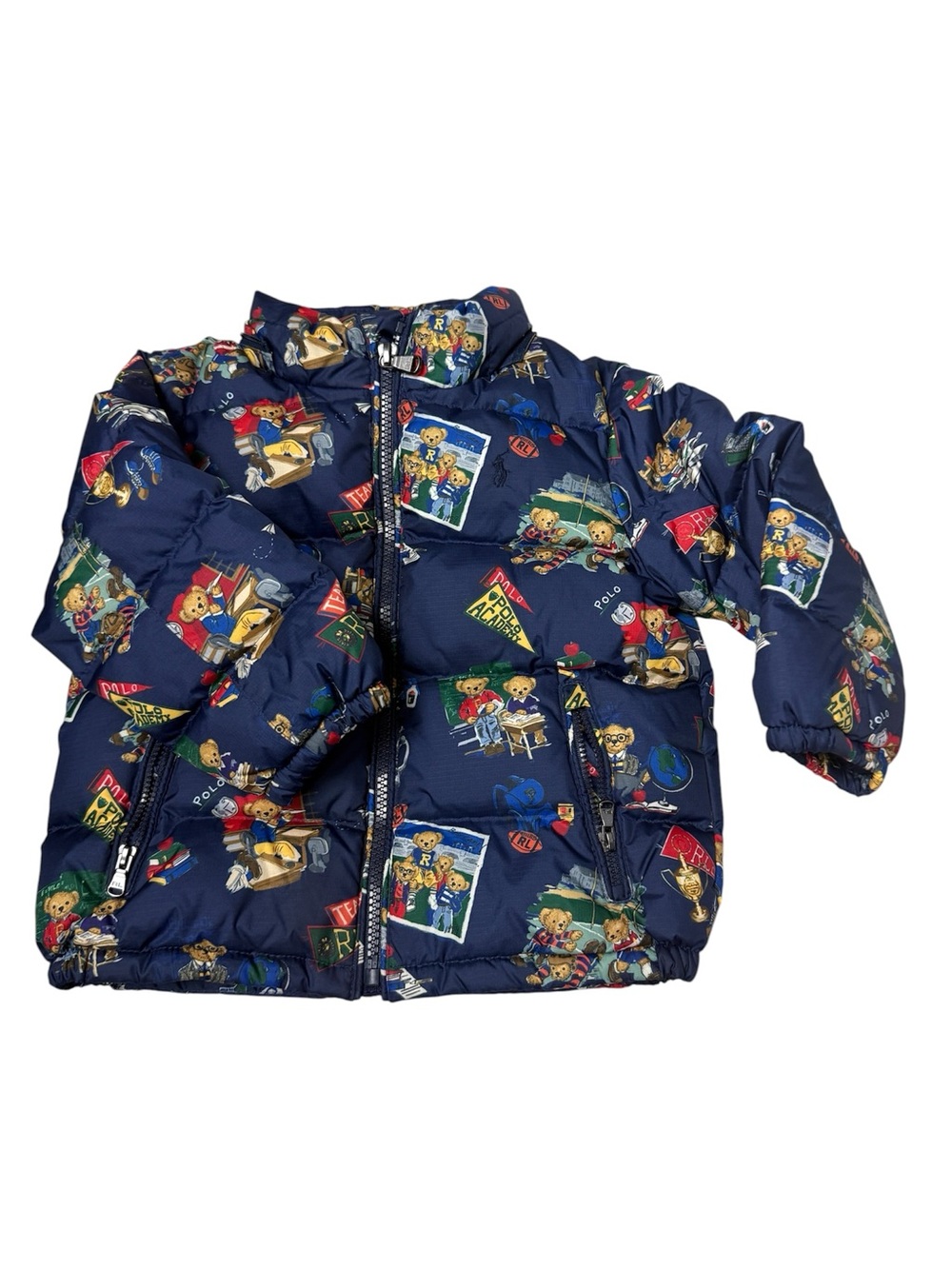 Polo Ralph Lauren jacket polo Teddy Bear Print Puffer Coat